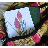 Growing Paper Red Hot Poker Notebook